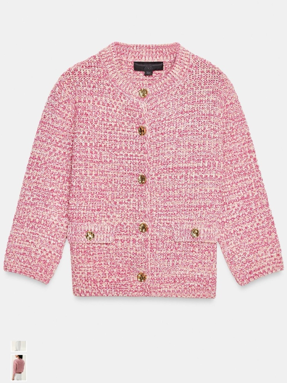 Zara French Sleeve Cardigan size medium